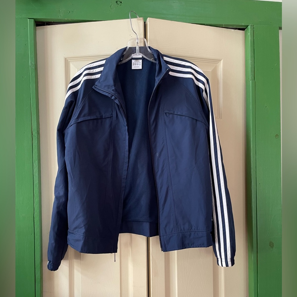 Adidas Navy Mesh Jacket